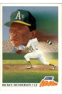 CARD RICKEY HENDERSON SCORE