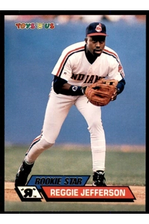 CARD REGGIE JEFFERSON TOPPS STADIUM CLUB ROOKIE STAR 83