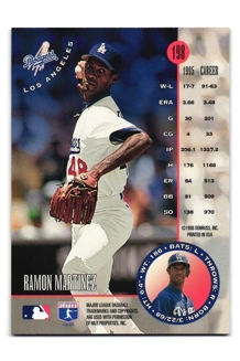 CARD RAMON MARTINEZ DONRUSS 198