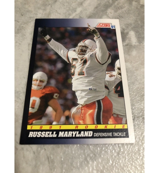 CARD RUSSELL MARYLAND SCORE 1991 ROOKIE 565