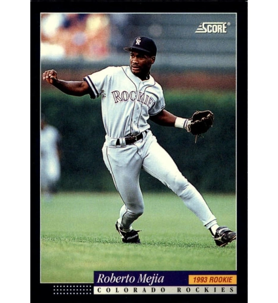 CARD ROBERTO MEJIA SCORE ROOKIE