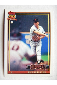 CARD RICK REUSCHEL TOPPS