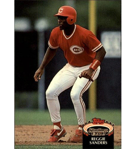 CARD REGGIE SANDERS TOPPS STADIUM CLUB 865