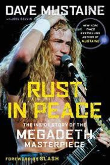 BOOK RUST IN PEACE MEGADETH MASTERPIECE