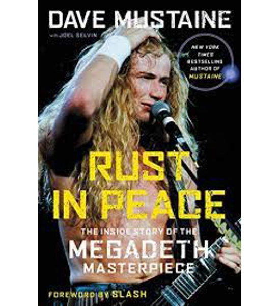 BOOK RUST IN PEACE MEGADETH MASTERPIECE