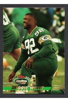 CARD REGGIE WHITE TOPPS STADIUM CLUB 247
