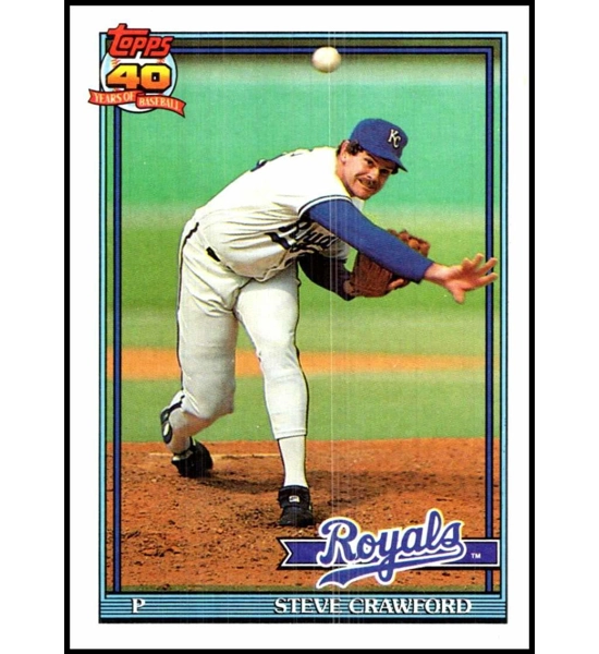 CARD STEVE CRAWFORD TOPPS