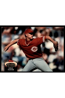 CARD STEVE FOSTER TOPPS STADIUM CLUB