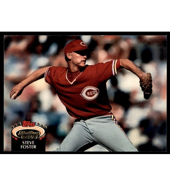CARD STEVE FOSTER TOPPS STADIUM CLUB