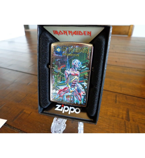 LIGHTER ZIPPO IRON MAIDEN SOMEWHERE IN TIME