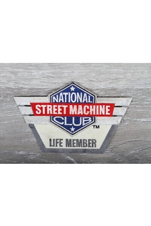 PATCH NAT. STREET MACHINE CLUB LIFE MEMBER