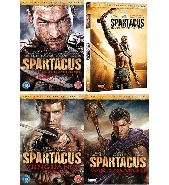DVD SPARTACUS 4X