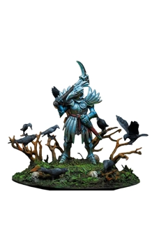 WARHAMMER CUSTOM FIGURINE STEEL ROOK