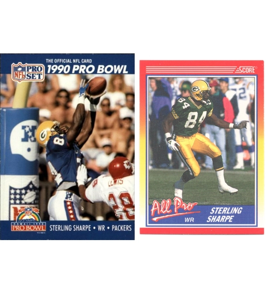 CARD 2X STERLING SHARPE