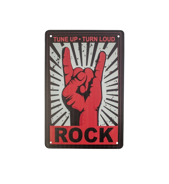 SIGN TIN ROCK