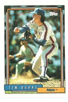 CARD TIM BURKE TOPPS
