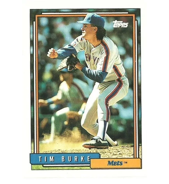 CARD TIM BURKE TOPPS
