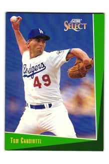 CARD TOM CANDIOTTI SCORE 143