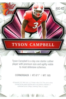 CARD TYSON CAMPBELL WILD CARD ABC-63