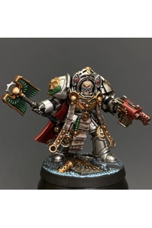 WARHAMMER CUSTOM FIGURINE TERMINATOR CHAPLAIN TA..
