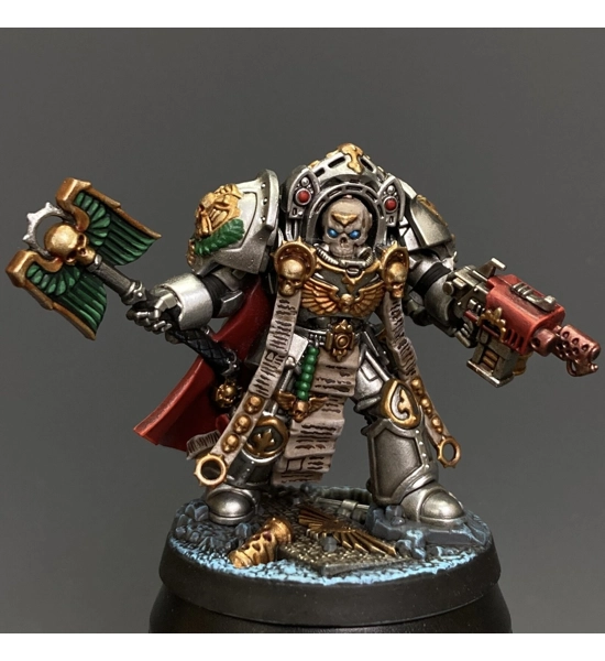 WARHAMMER CUSTOM FIGURINE TERMINATOR CHAPLAIN TARENTUS