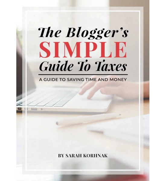 BOOK THE BLOGGER'S SIMPLE GUIDE TO TAXES