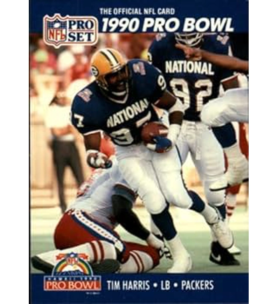 CARD TIM HARRIS PRO SET 1990 PRO BOWL