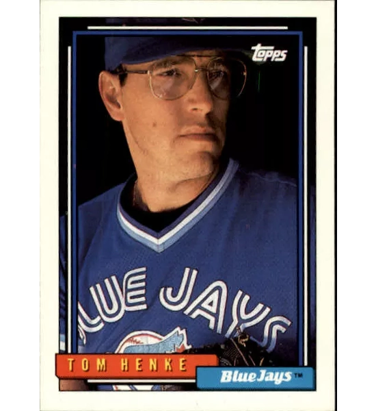CARD TOM HENKE TOPPS