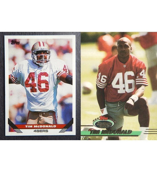 CARD 2X TIM MCDONALD