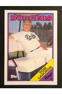 CARD TOM LASORDA TOPPS