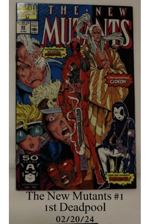 COMIC THE NEW MUTANTS 1 1ST DEADPOOL