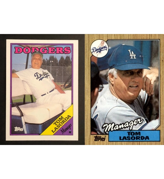 CARD 2X TOM LASORDA