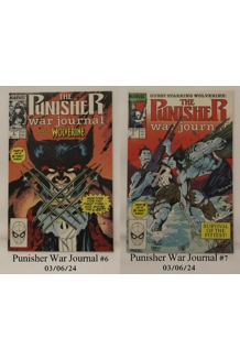 COMIC THE PUNISHER WAR JOURNAL 6 & 7