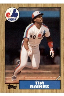 CARD TIM RAINES TOPPS 30