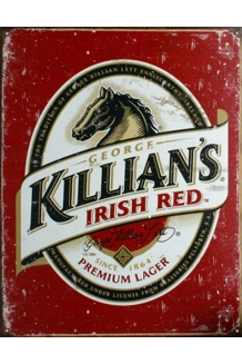 SIGN TIN KILLIANS IRISH RED
