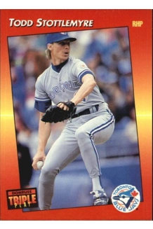 CARD TODD STOTTLEMYRE TRIPLE PLAY