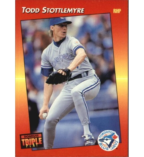 CARD TODD STOTTLEMYRE TRIPLE PLAY