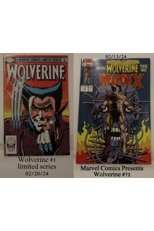 COMIC WOLVERINE 1 LIMITED SERIES & 72