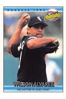CARD WILSON ALVAREZ DONRUSS HIGHLIGHTS