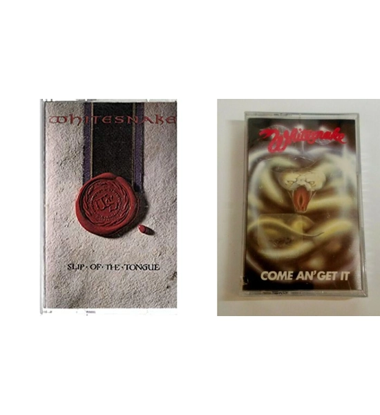 CASSETTE WHITESNAKE SLIP OF THE TONGUE AND COME AN' GET IT