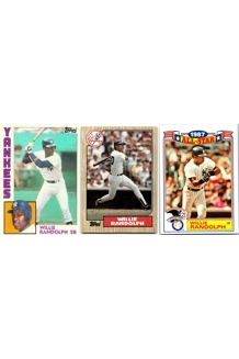 CARD 3X WILLIE RANDOLPH