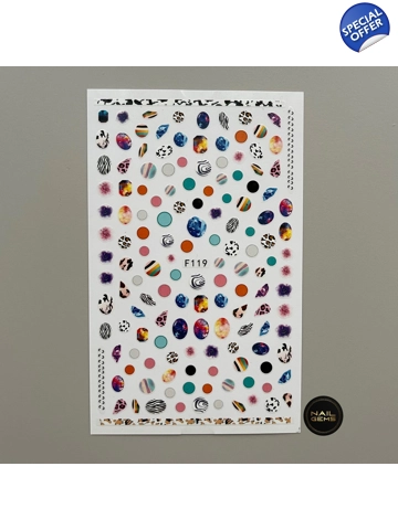 Abstract Animal Dot Sti..