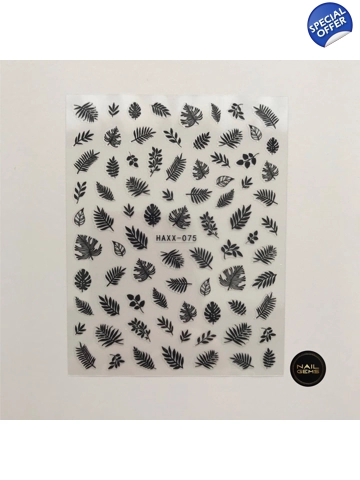 Black Leaves Stickers