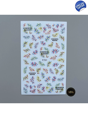 Colourful Leaves Stickers