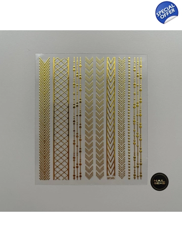 Gold 3D Multi Strip Sti..