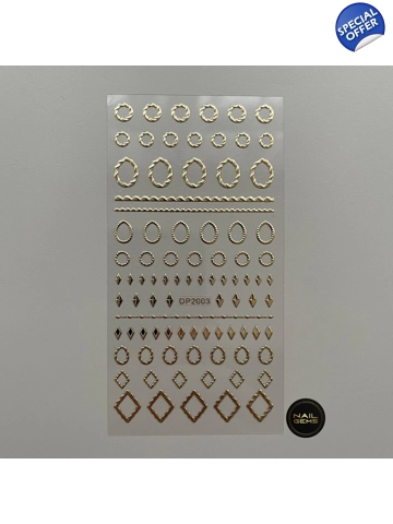 Gold Diamond/Oval Stick..