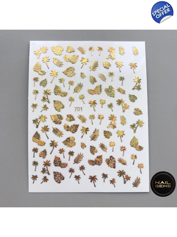 Gold Holographic Leaf S..