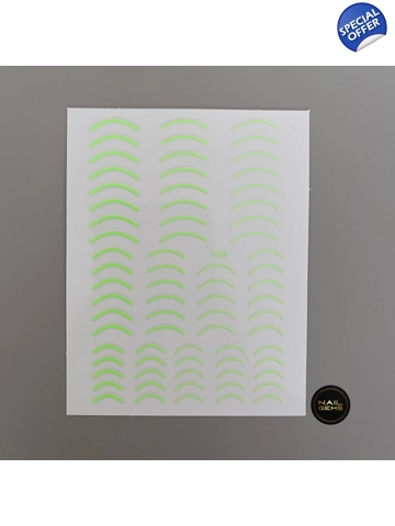 Green Neon Cuff Stickers