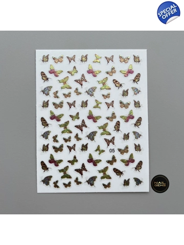 Holographic Butterfly Stickers 05