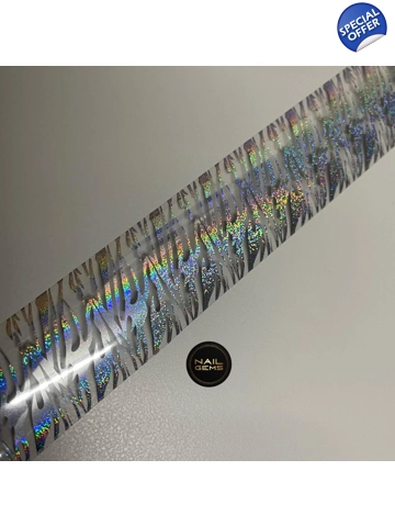 Holographic Zebra Foil
